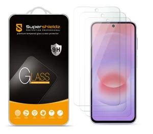 (3 Pack) Supershieldz Designed for Samsung Galaxy A27 Tempered Glass Screen Protector, Anti Scratch, Bubble Free