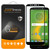 [2-Pack] Supershieldz for Motorola Moto E5 Supra [Full Screen Coverage] Tempered Glass Screen Protector, Anti-Scratch, Bubble Free (Black)