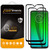 [2-Pack] Supershieldz for Motorola Moto G7 [Full Screen Coverage] Tempered Glass Screen Protector, Anti-Scratch, Bubble Free (Black)