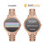 [2-Pack] Supershieldz for Fossil Women's Gen 5E 42mm Smartwatch Tempered Glass Screen Protector, Anti-Scratch, Anti-Fingerprint, Bubble Free