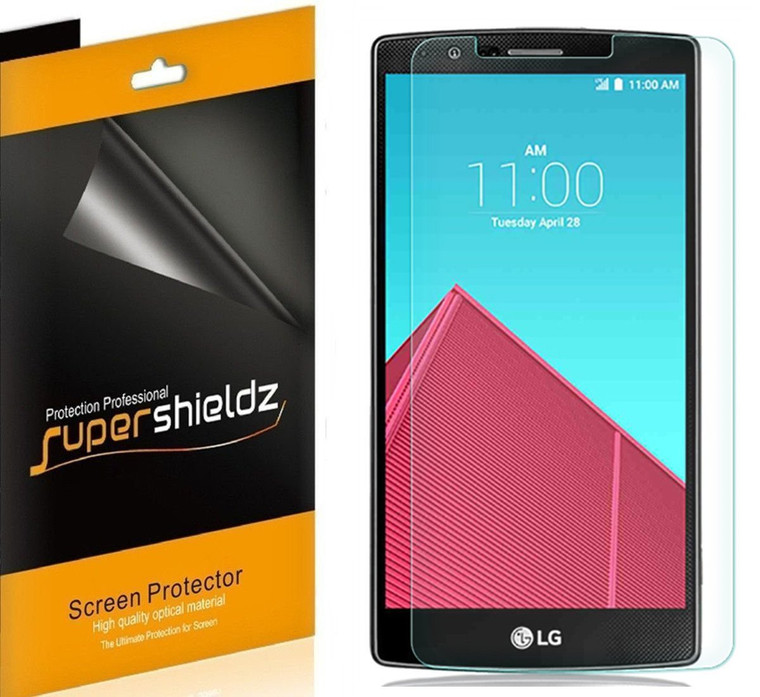 [6-Pack] Supershieldz for LG G4 High Definition (HD) Clear Screen Protector