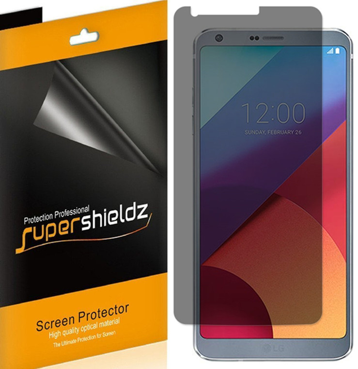 [2-Pack] Supershieldz for LG G6 Privacy (Anti-Spy) Screen Protector Shield