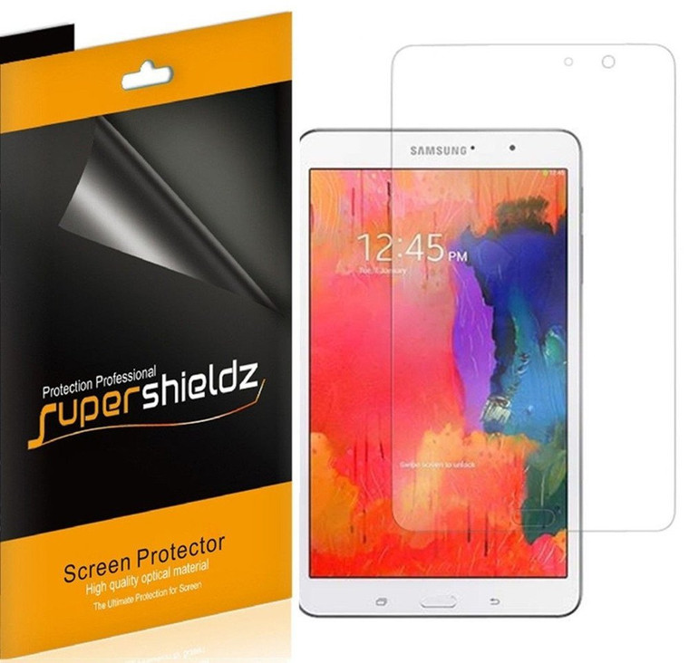 [3-Pack] Supershieldz for Samsung Galaxy Tab Pro 8.4 Screen Protector, Anti-Bubble High Definition (HD) Clear Shield