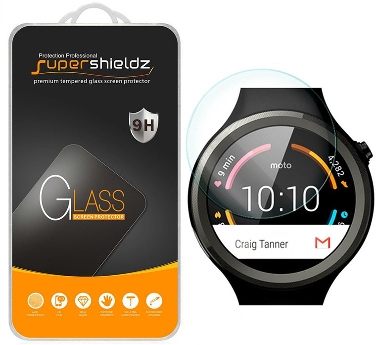 [1-Pack] Supershieldz for Motorola Moto 360 Sport Tempered Glass Screen Protector