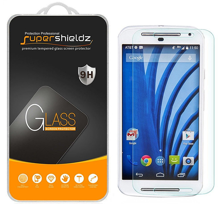 [1-Pack] Supershieldz for Motorola Moto G 2nd Generation Tempered Glass Screen Protector