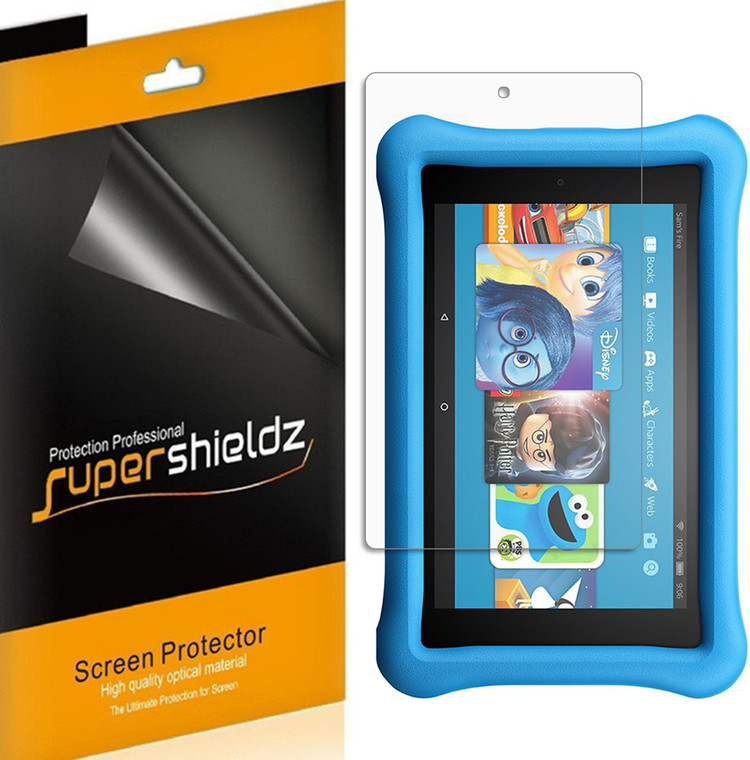 [3-Pack] Supershieldz for Amazon All-New Fire HD 8 Kids Edition Tablet 8" (8th/7th Generation - 2018/2017 Release) Screen Protector, Anti-Glare & Anti-Fingerprint (Matte) Shield