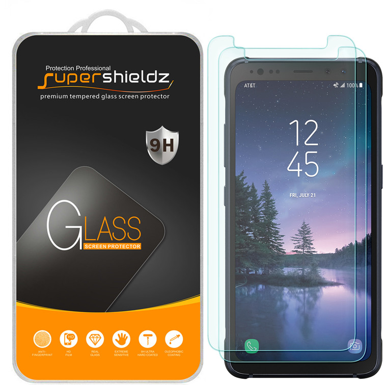 [2-Pack] Supershieldz for Samsung "Galaxy S8 Active" (Not Fit For Galaxy S8 / S8 Plus Model) Tempered Glass Screen Protector, Anti-Scratch, Anti-Fingerprint, Bubble Free