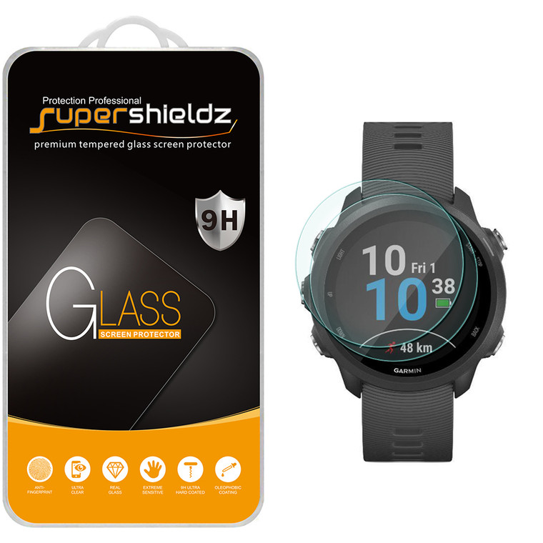 [2-Pack] Supershieldz for Ticwatch Sport Tempered Glass Screen Protector, Anti-Scratch, Anti-Fingerprint, Bubble Free