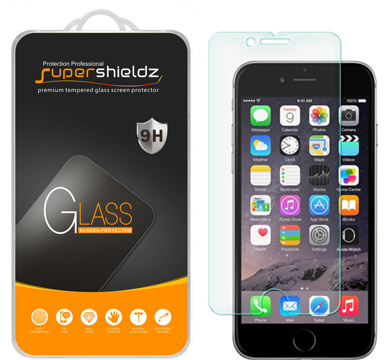 [1-Pack] Supershieldz for Apple iPhone 8 Plus Tempered Glass Screen Protector