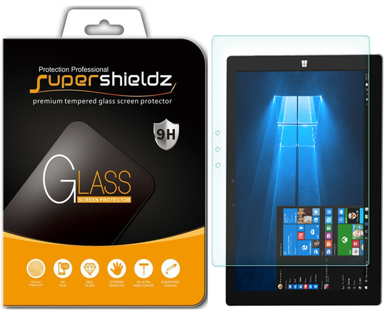 [2-Pack] Supershieldz for Microsoft Surface 3 Tempered Glass Screen Protector, Anti-Scratch, Anti-Fingerprint, Bubble Free