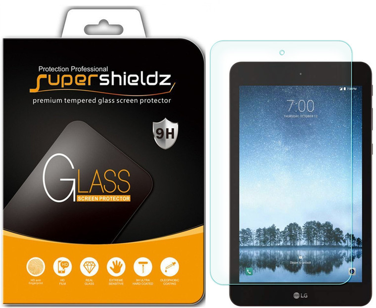 [1-Pack] Supershieldz for LG G Pad F2 8.0 Tempered Glass Screen Protector, Anti-Scratch, Anti-Fingerprint, Bubble Free