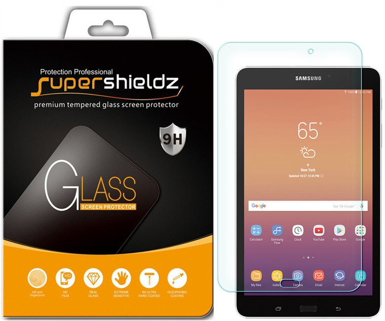 [1-Pack] Supershieldz for Samsung Galaxy Tab A 8.0 inch (2017) [SM-T380] Tempered Glass Screen Protector, Anti-Scratch, Anti-Fingerprint, Bubble Free