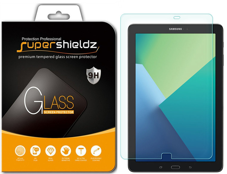 [1-Pack] Supershieldz for Samsung Galaxy Tab A 10.1 (S Pen Version) [SM-P580/SM-P585] Tempered Glass Screen Protector, Anti-Scratch, Anti-Fingerprint, Bubble Free
