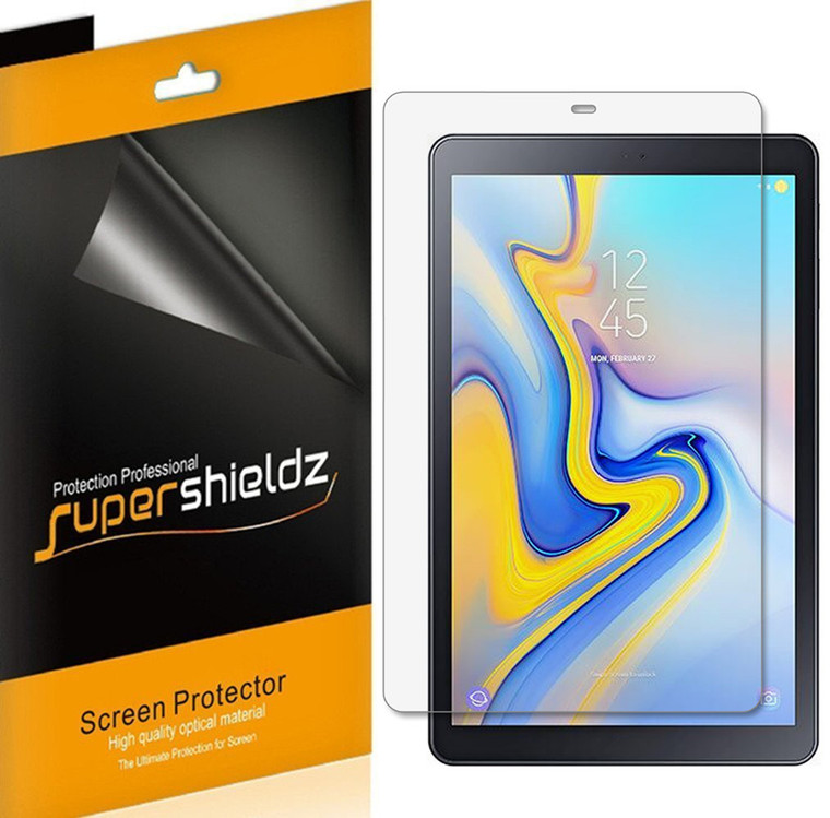 [3-Pack] Supershieldz for Samsung Galaxy Tab A 10.5 (SM-T590/T595/T597) Screen Protector, Anti-Bubble High Definition (HD) Clear Shield