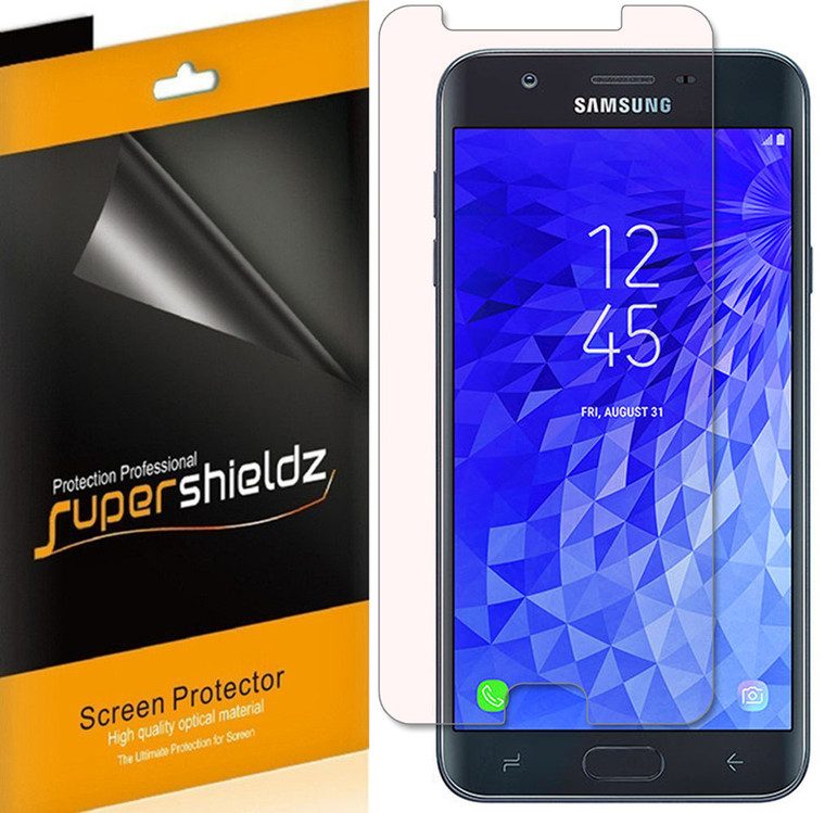 [6-Pack] Supershieldz for Samsung Galaxy J7 Aura Screen Protector, Anti-Bubble High Definition (HD) Clear Shield