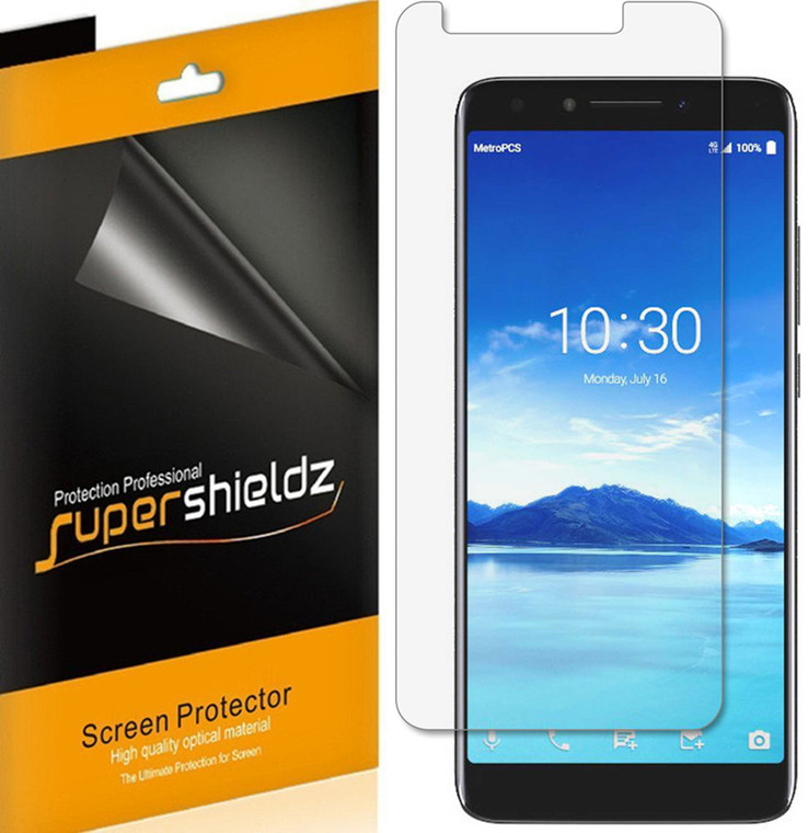 [6-Pack] Supershieldz for Alcatel 7 Screen Protector, Anti-Bubble High Definition (HD) Clear Shield