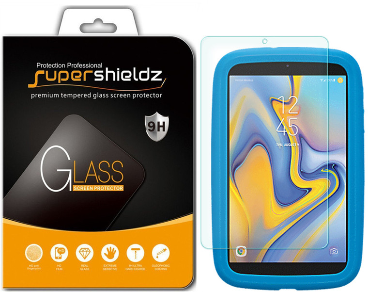 [1-Pack] Supershieldz for Samsung Galaxy Tab A 8.0 inch (2018) [SM-T387 Model] Tempered Glass Screen Protector, Anti-Scratch, Anti-Fingerprint, Bubble Free