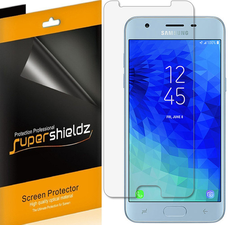 [6-Pack] Supershieldz for Samsung Galaxy J3 Orbit Screen Protector, Anti-Bubble High Definition (HD) Clear Shield