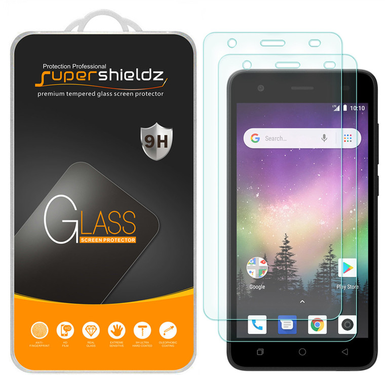 [2-Pack] Supershieldz for Coolpad Illumina Tempered Glass Screen Protector, Anti-Scratch, Anti-Fingerprint, Bubble Free