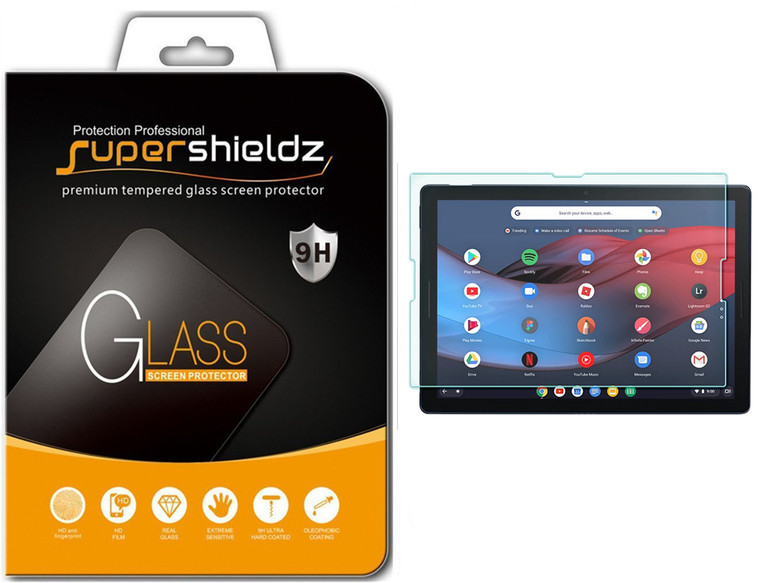 [1-Pack] Supershieldz for Google Pixel Slate Tempered Glass Screen Protector, Anti-Scratch, Anti-Fingerprint, Bubble Free