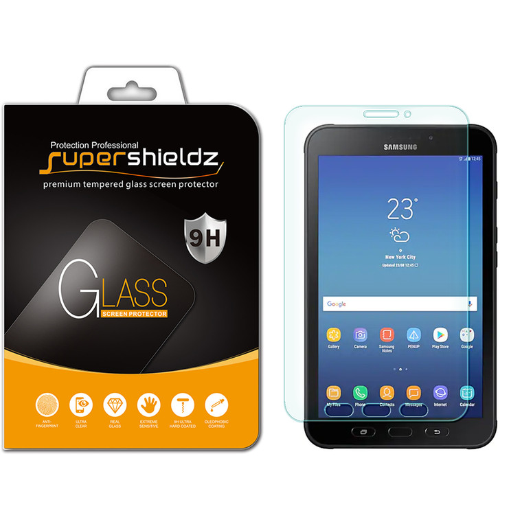 2-Pack Supershieldz Tempered Glass Screen Protector For Samsung Galaxy Tab E 8.0 