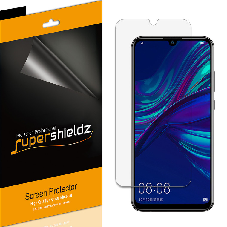 [6-Pack] Supershieldz for Huawei Honor 20 Lite Screen Protector, Anti-Bubble High Definition (HD) Clear Shield