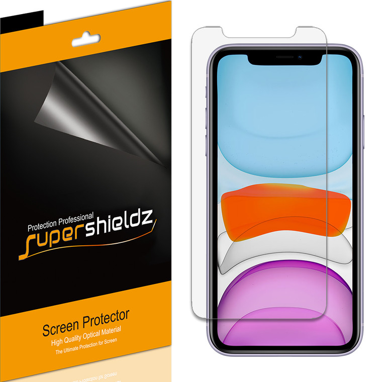 [6-Pack] Supershieldz for Apple iPhone 11 (6.1") Screen Protector, Anti-Glare & Anti-Fingerprint (Matte) Shield