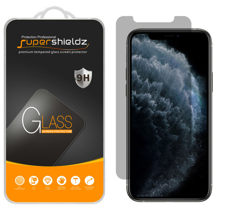 [2-Pack] Supershieldz for Apple iPhone 11 Pro (5.8 ) Privacy Anti-Spy Tempered Glass Screen Protector