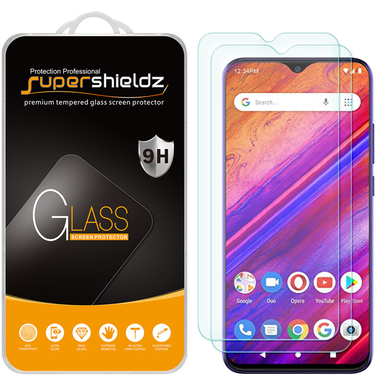 [2-Pack] Supershieldz for BLU G9 Pro Tempered Glass Screen Protector, Anti-Scratch, Anti-Fingerprint, Bubble Free