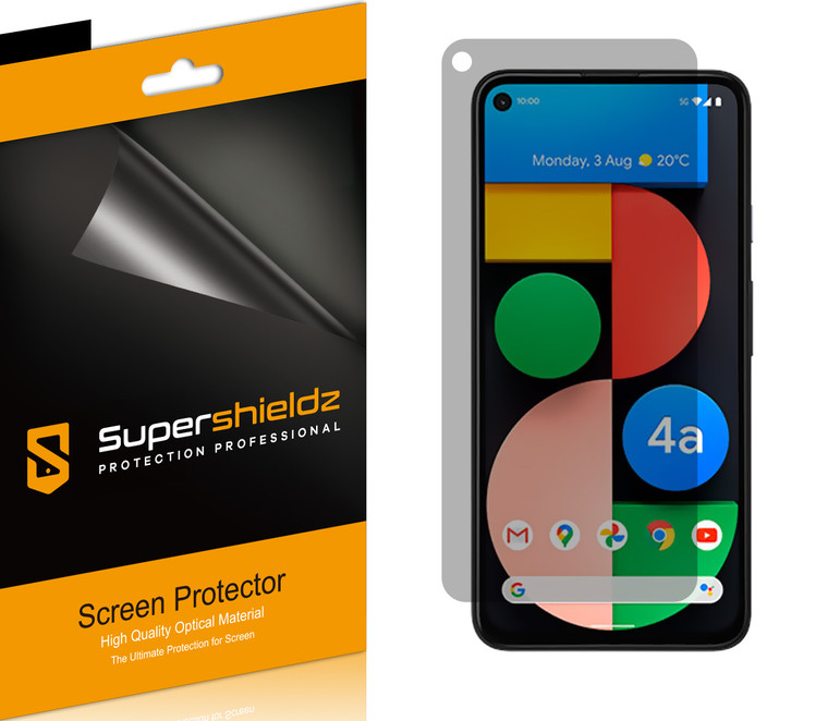 [2-Pack] Supershieldz for Google Pixel 4a Privacy (Anti-Spy) Screen Protector Shield