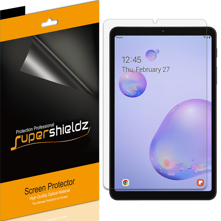 [3-Pack] Supershieldz for Samsung Tab A 8.4 inch (2020) Screen Protector, Anti-Bubble High Definition (HD) Clear Shield