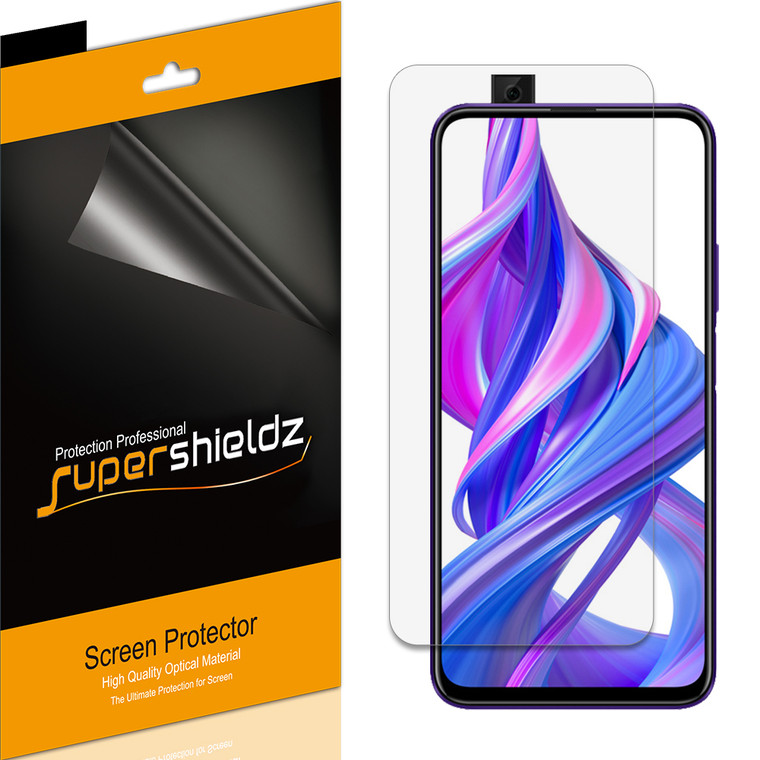 [6-Pack] Supershieldz for Huawei P Smart Pro (2019) / Huawei P Smart Z Screen Protector, Anti-Bubble High Definition (HD) Clear Shield