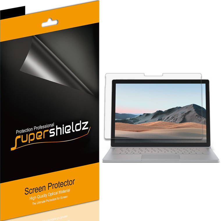 [3-Pack] Supershieldz for Microsoft Surface Book 3 / 2 (15 inch) Screen Protector, Anti-Glare & Anti-Fingerprint (Matte) Shield