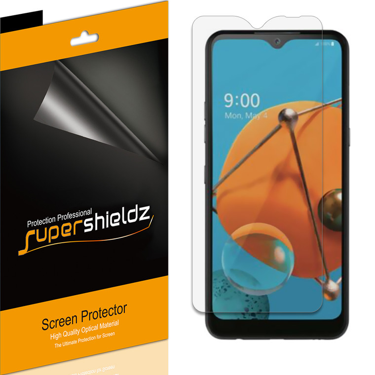 [6-Pack] Supershieldz for LG Q51 Screen Protector, Anti-Glare & Anti-Fingerprint (Matte) Shield