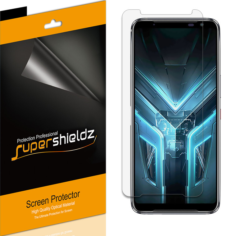 [6-Pack] Supershieldz for Asus (ROG Phone 3) Screen Protector, Anti-Glare & Anti-Fingerprint (Matte) Shield