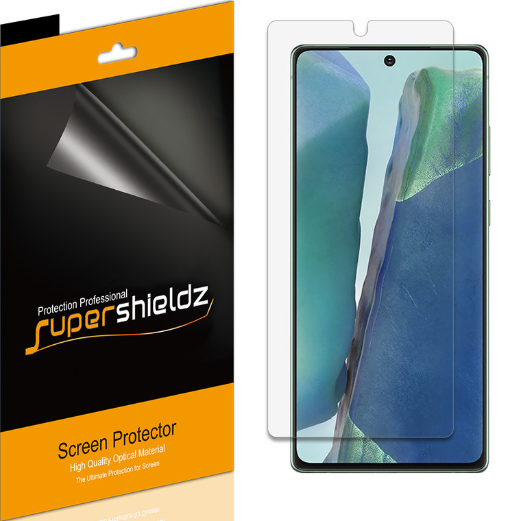 [6-Pack] Supershieldz for Samsung Galaxy Note 20 5G Screen Protector, Anti-Glare & Anti-Fingerprint (Matte) Shield