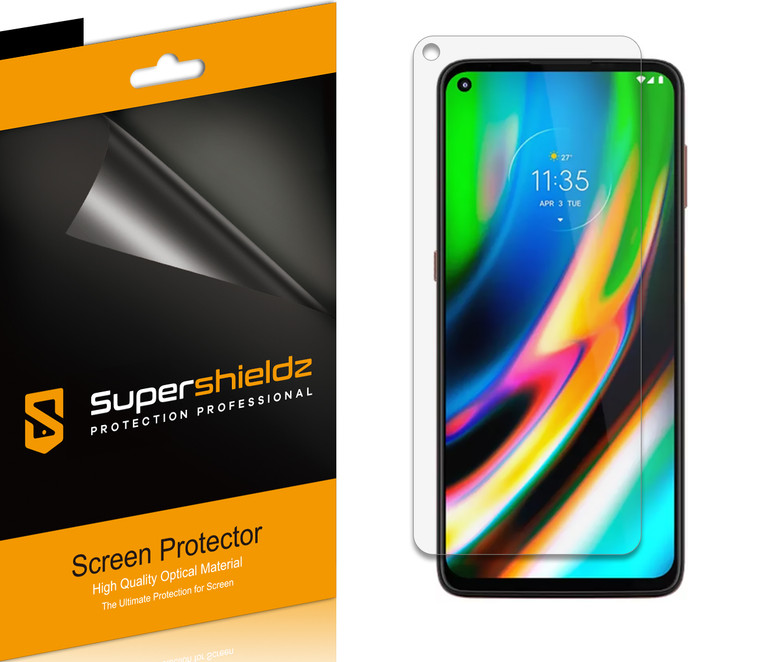 [6-Pack] Supershieldz for Motorola Moto G9 Plus Screen Protector, Anti-Glare & Anti-Fingerprint (Matte) Shield