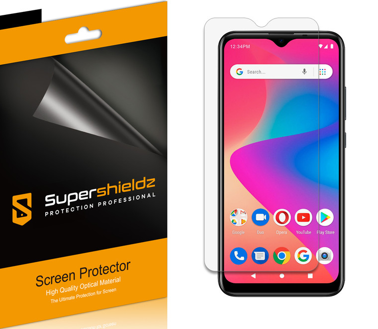 [6-Pack] Supershieldz for BLU V50 Screen Protector, Anti-Bubble High Definition (HD) Clear Shield