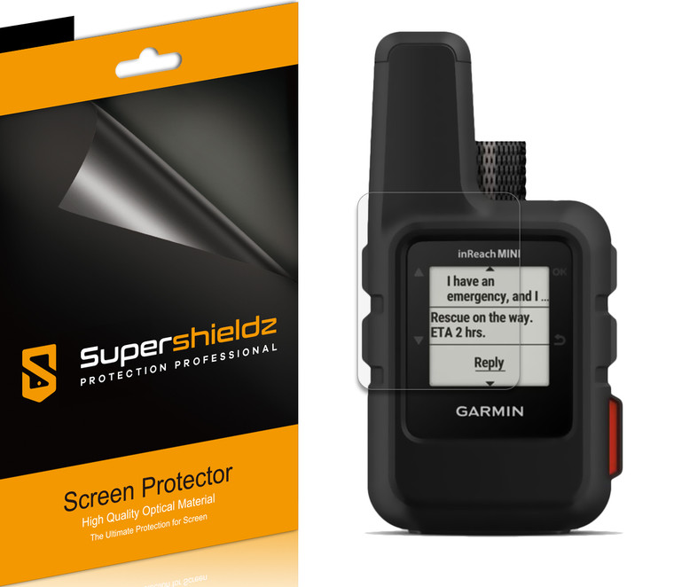 [6-Pack] Supershieldz for Garmin  inReach Mini 2 / inReach Mini Screen Protector, Anti-Glare & Anti-Fingerprint (Matte) Shield