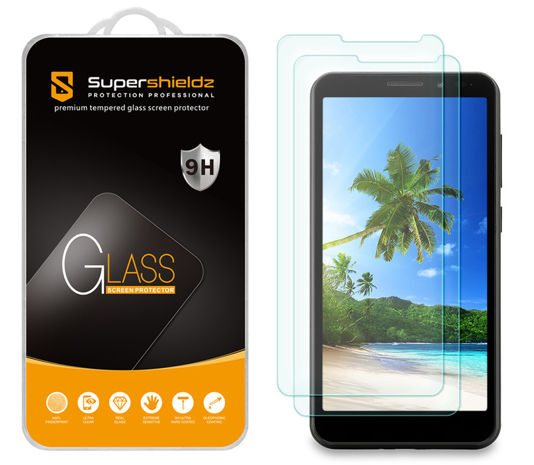 [2-Pack] Supershieldz for Orbic Maui Tempered Glass Screen Protector, Anti-Scratch, Anti-Fingerprint, Bubble Free