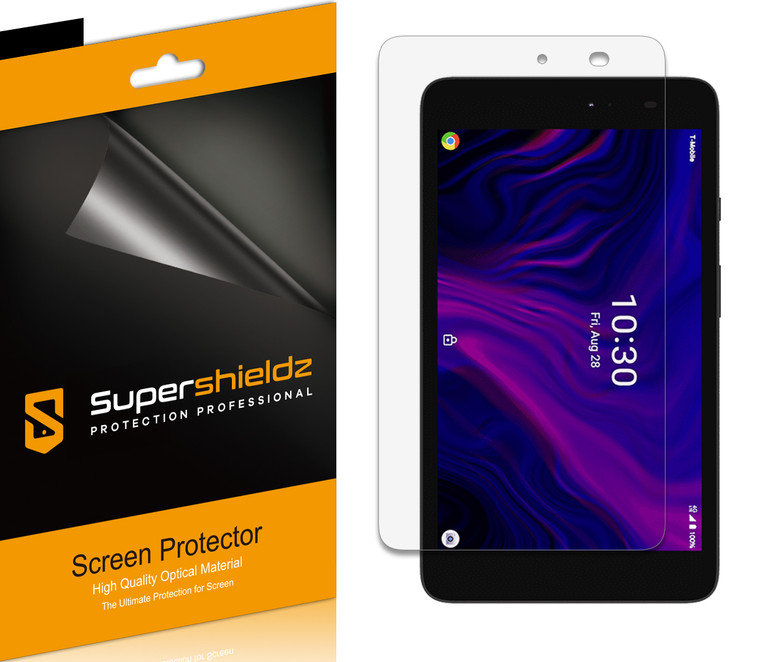 [3-Pack] Supershieldz for KonnectONE Moxee Tablet 8 inch Screen Protector, Anti-Bubble High Definition (HD) Clear Shield