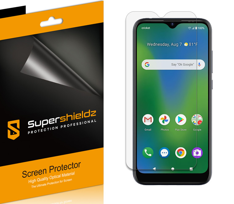 [6-Pack] Supershieldz for Cricket Influence / AT&T Maestro Plus (V350U) Screen Protector, Anti-Glare & Anti-Fingerprint (Matte) Shield