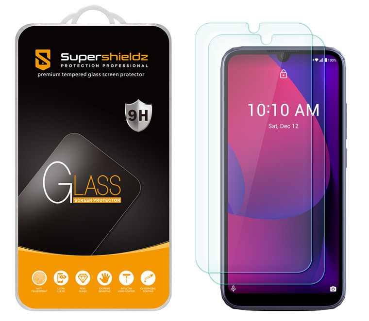 [2-Pack] Supershieldz for CoolPad Suva Tempered Glass Screen Protector, Anti-Scratch, Anti-Fingerprint, Bubble Free