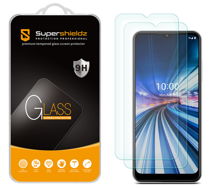 (2 Pack) Supershieldz Designed for Celero 5G Tempered Glass Screen Protector, Anti Scratch, Bubble Free
