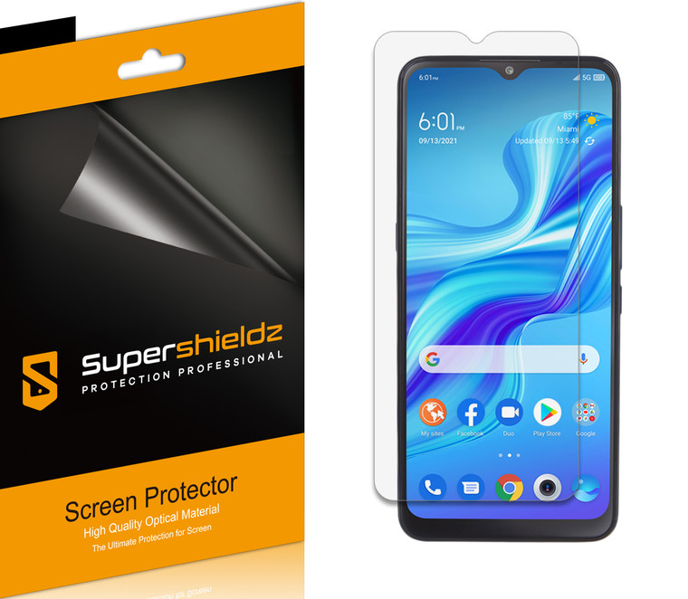 (6 Pack) Supershieldz Anti-Glare (Matte) Screen Protector Designed for TCL 4X 5G / TCL 20 A 5G / TCL 20A 5G