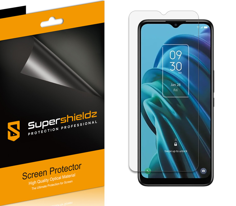 (6 Pack) Supershieldz Designed for TCL 30 XE 5G Screen Protector, High Definition Clear Shield (PET)