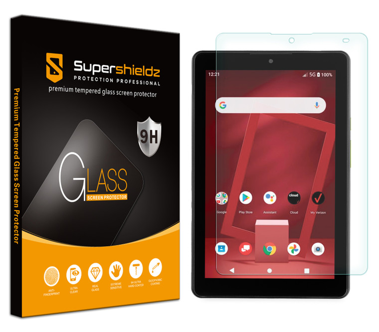 Supershieldz Designed for Orbic Tab8 5G and Orbic Tab8 5G UW Tempered Glass Screen Protector, Anti Scratch, Bubble Free