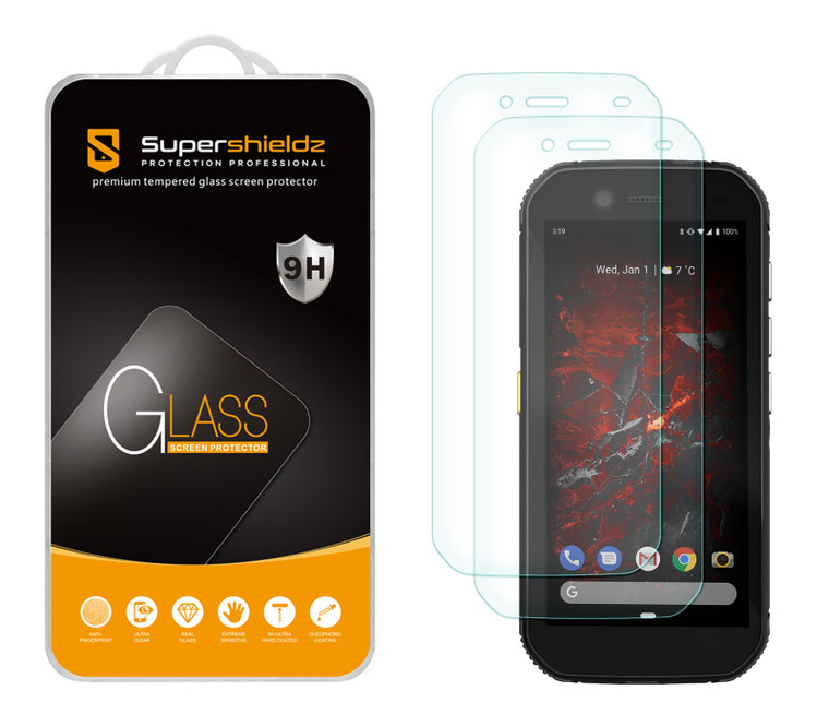 (2 Pack) Supershieldz Designed for Cat S42 / S42H+ Tempered Glass Screen Protector, Anti Scratch, Bubble Free