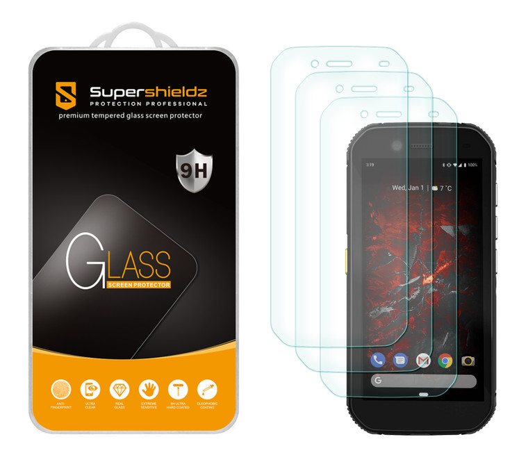 (3 Pack) Supershieldz Designed for Cat S42 / S42H+ Tempered Glass Screen Protector, Anti Scratch, Bubble Free