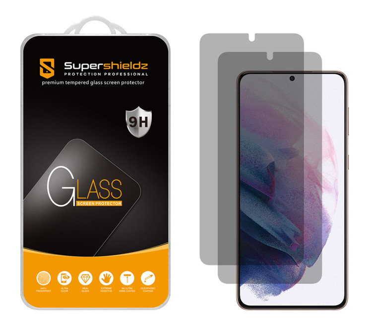 (2 Pack) Supershieldz (Privacy) Anti Spy Screen Protector Designed for Samsung Galaxy S21 Plus 5G, Tempered Glass, Anti Scratch, Bubble Free